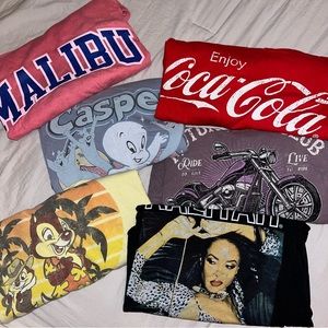 Lot of 6 crop tops!